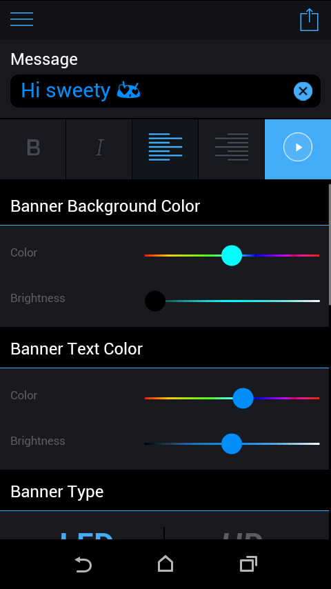 LED Banner Pro for Android Screen #2