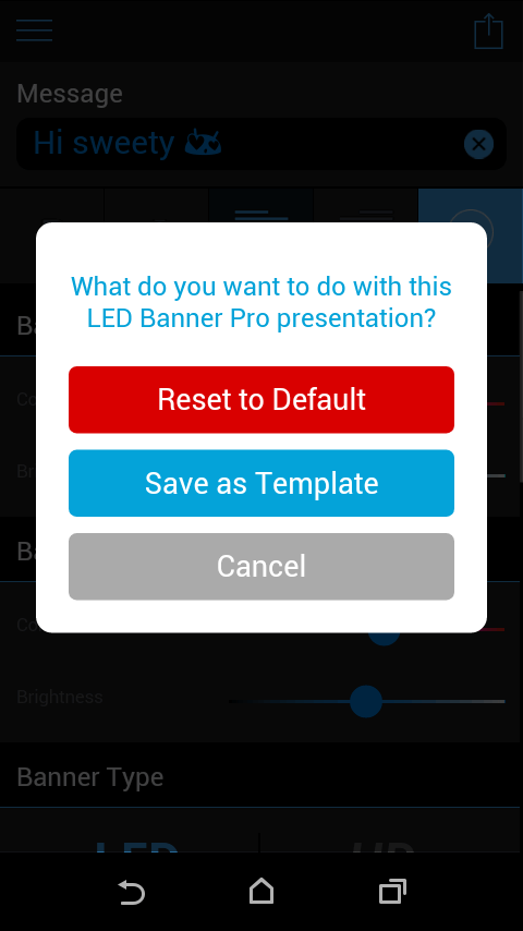 LED Banner Pro for Android Screen #3